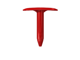 Тарельчатый полимерный элемент с овальным держателем Termoclip-кровля 3