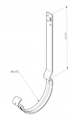 Крюк длинный 150 мм (Grand Line 150/100)